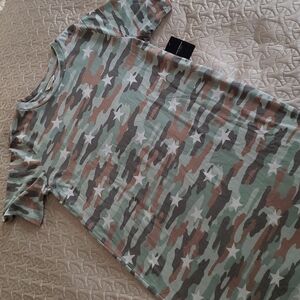 Lucky Brand Camo T-Shirt Dress